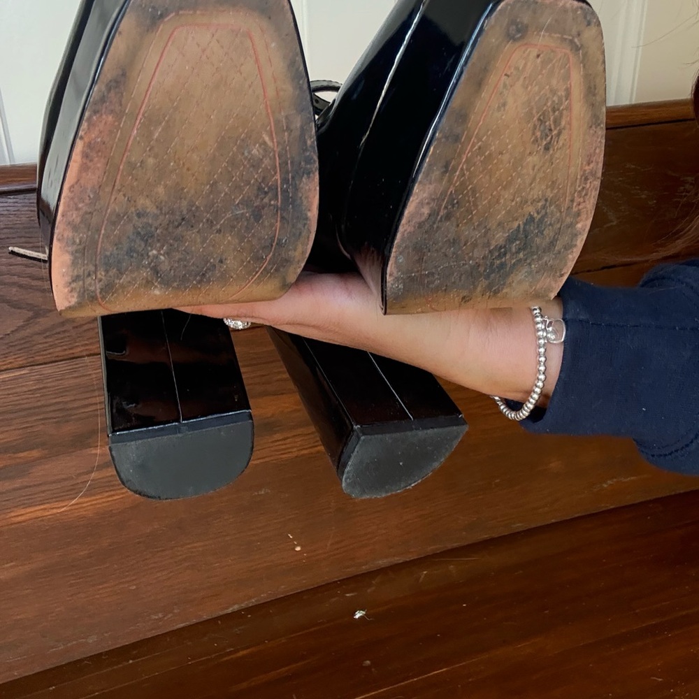 Jessica Simpson Black Platform Shoes - Picture 3 of 7